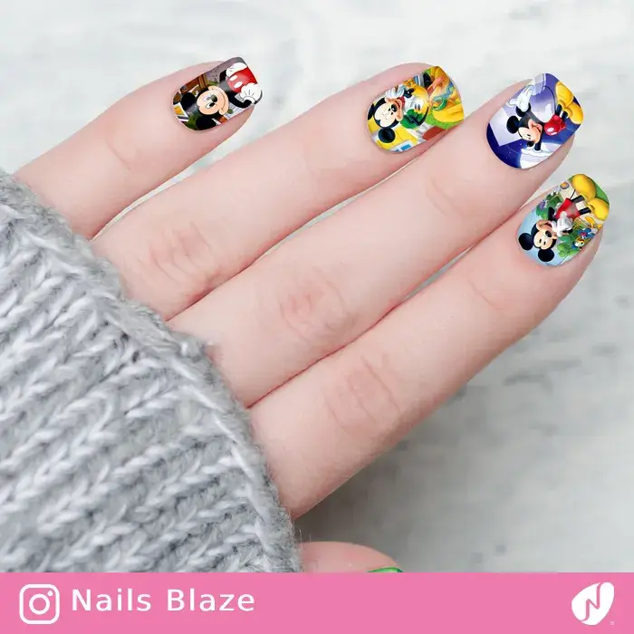 Mickey Mouse | Cartoon Nails - NB28